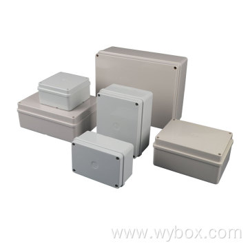 7 Sizes plastic abs big junction housing with door cable hinge waterproof junction box ip65 ip67 cctv outdoor electrical